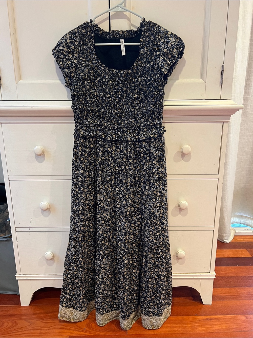 American Eagle Black Floral Maxi Dress